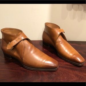Gaziano & Girling monk strap chukka boots